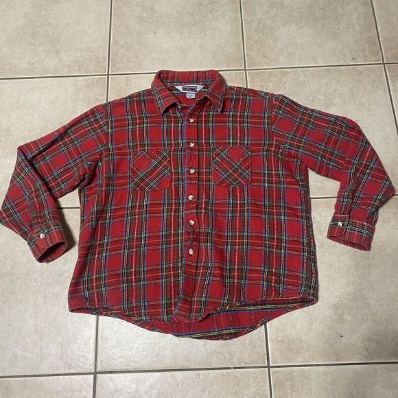 Big Mac Other - VTG Big Mac Flannel Plaid Button Shirt Men’s Medium Made USA Cotton